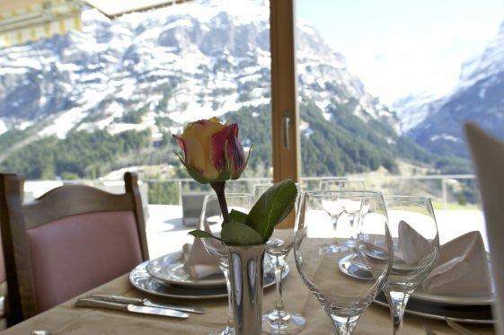Hotel Gletschertal Grindelwald Restaurante foto